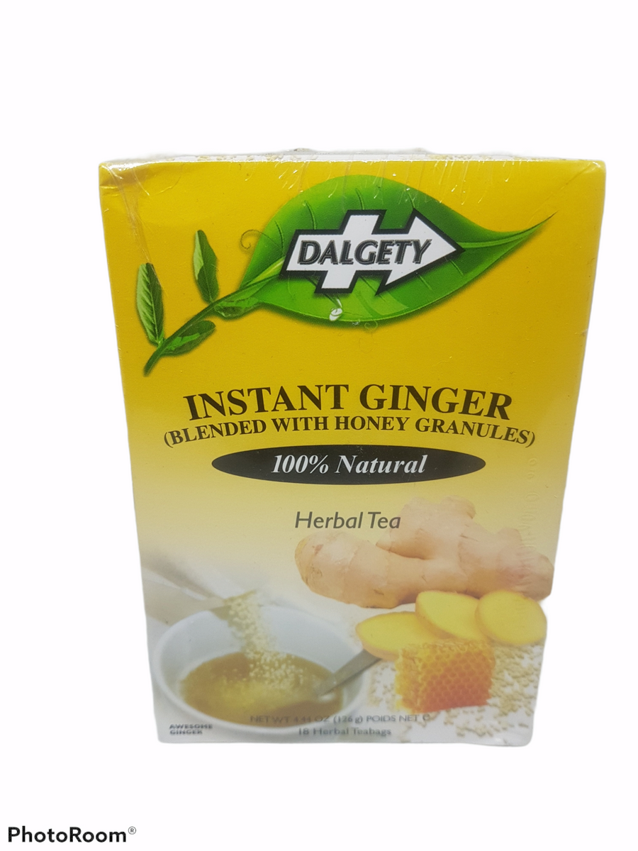 Dalgety Instant Ginger Herbal Teas 2 X 18 Tea Bags Mel Caribbean Products Ltd 7235