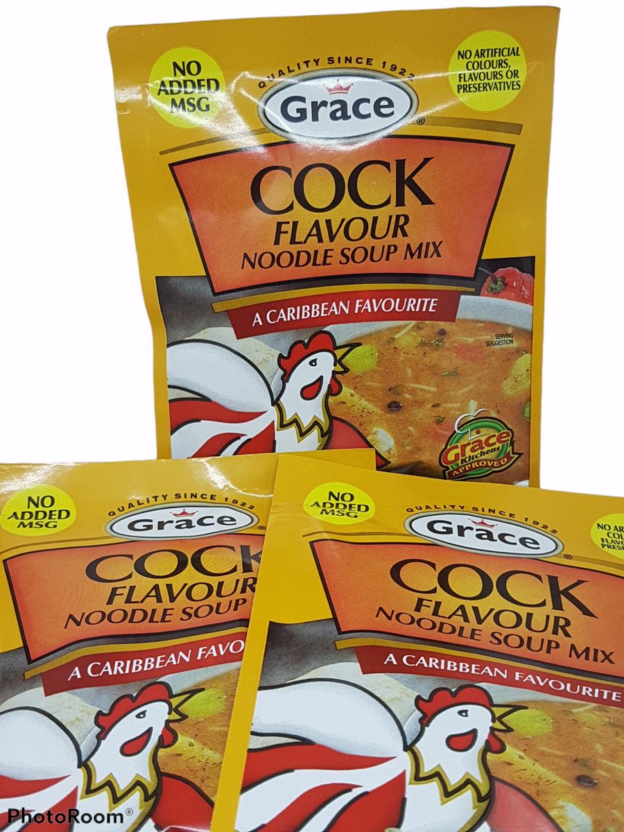 Grace Noodle Soup Mix Cock Flavour 12x50g Mel Caribbean Products Ltd