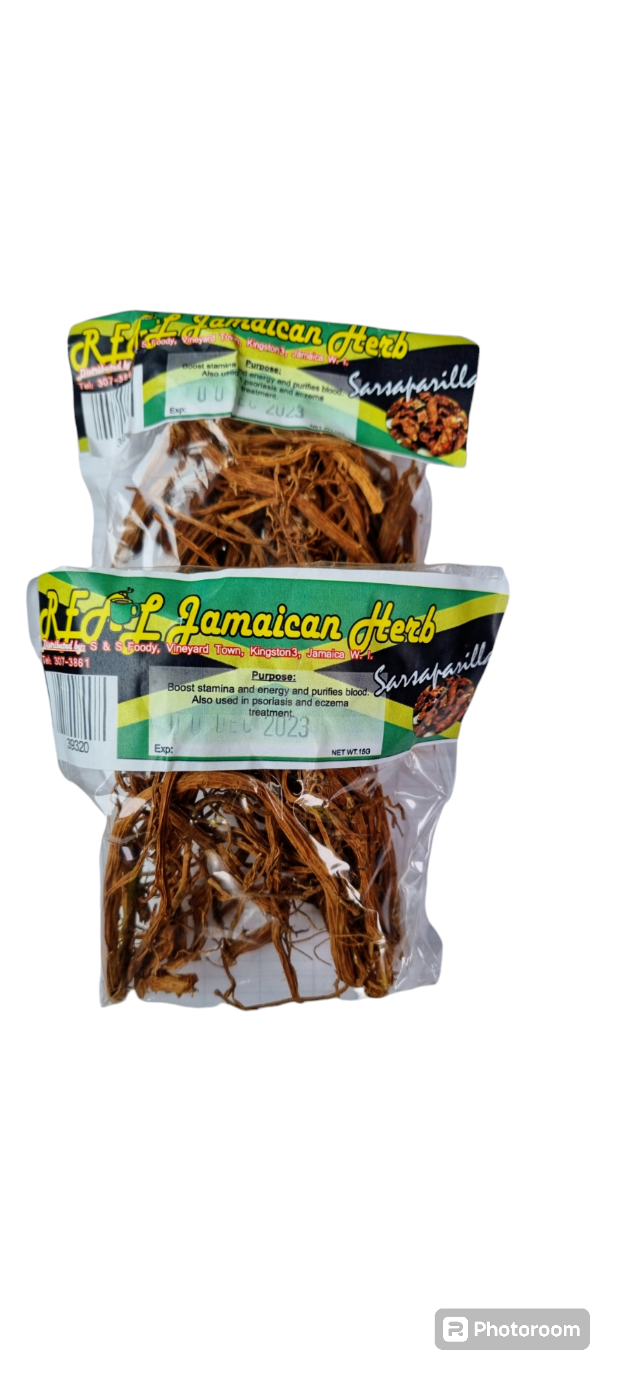 Real Jamaica Herbs  Sarsaparilla  1x15g