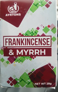 Frankincense & Myrrh Fragrance     5 x 28g