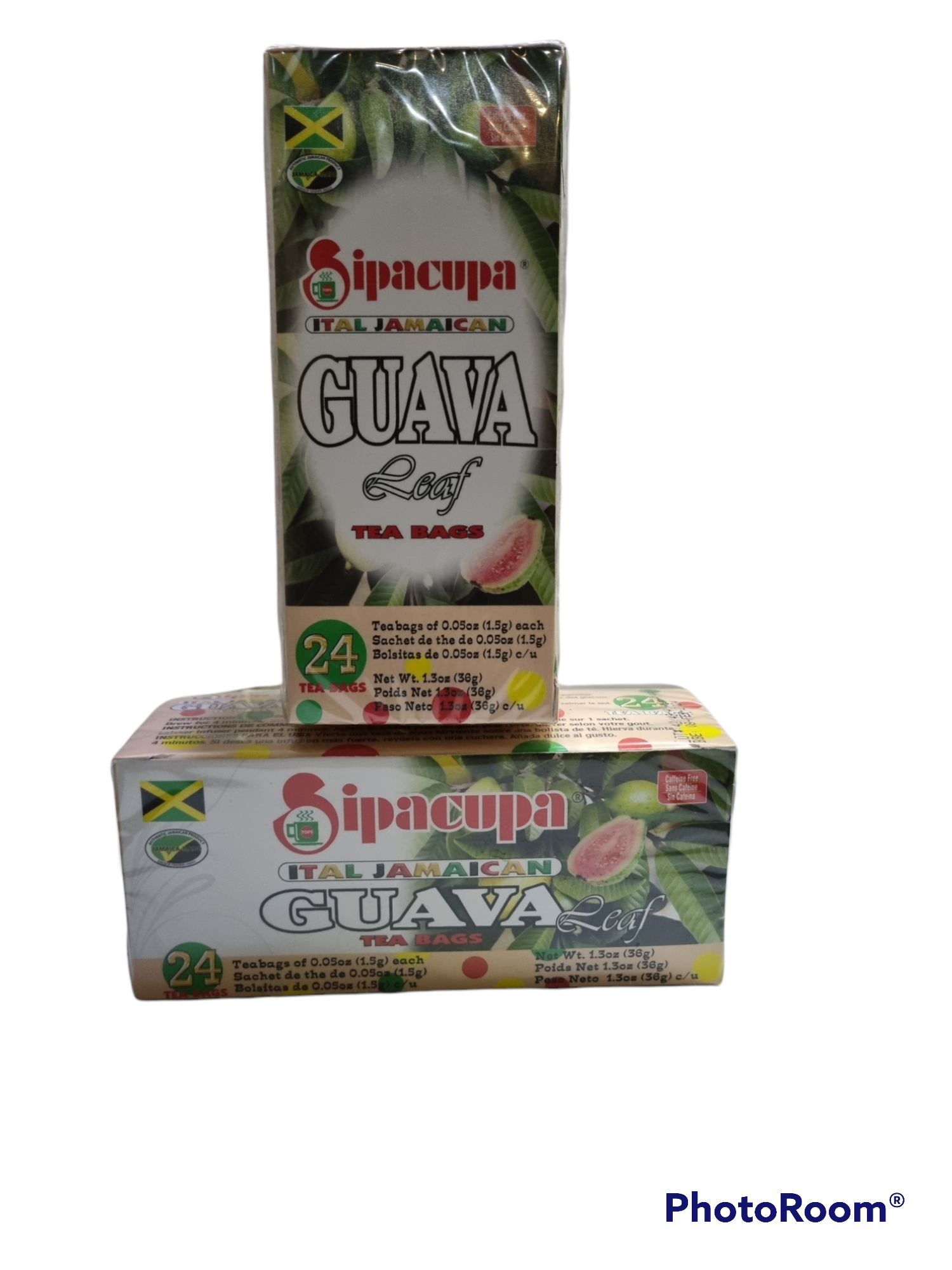 Sipacupa  Jamaican Guava Leaf  Herbal Tea  1x 24 Tea bags