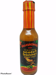 Hot Jamaican  Scotch  Bonnet  pepper sauce 2x150ml