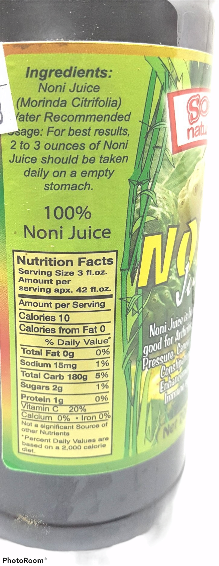 Soo Natural Noni Juice 100% 1X700ml