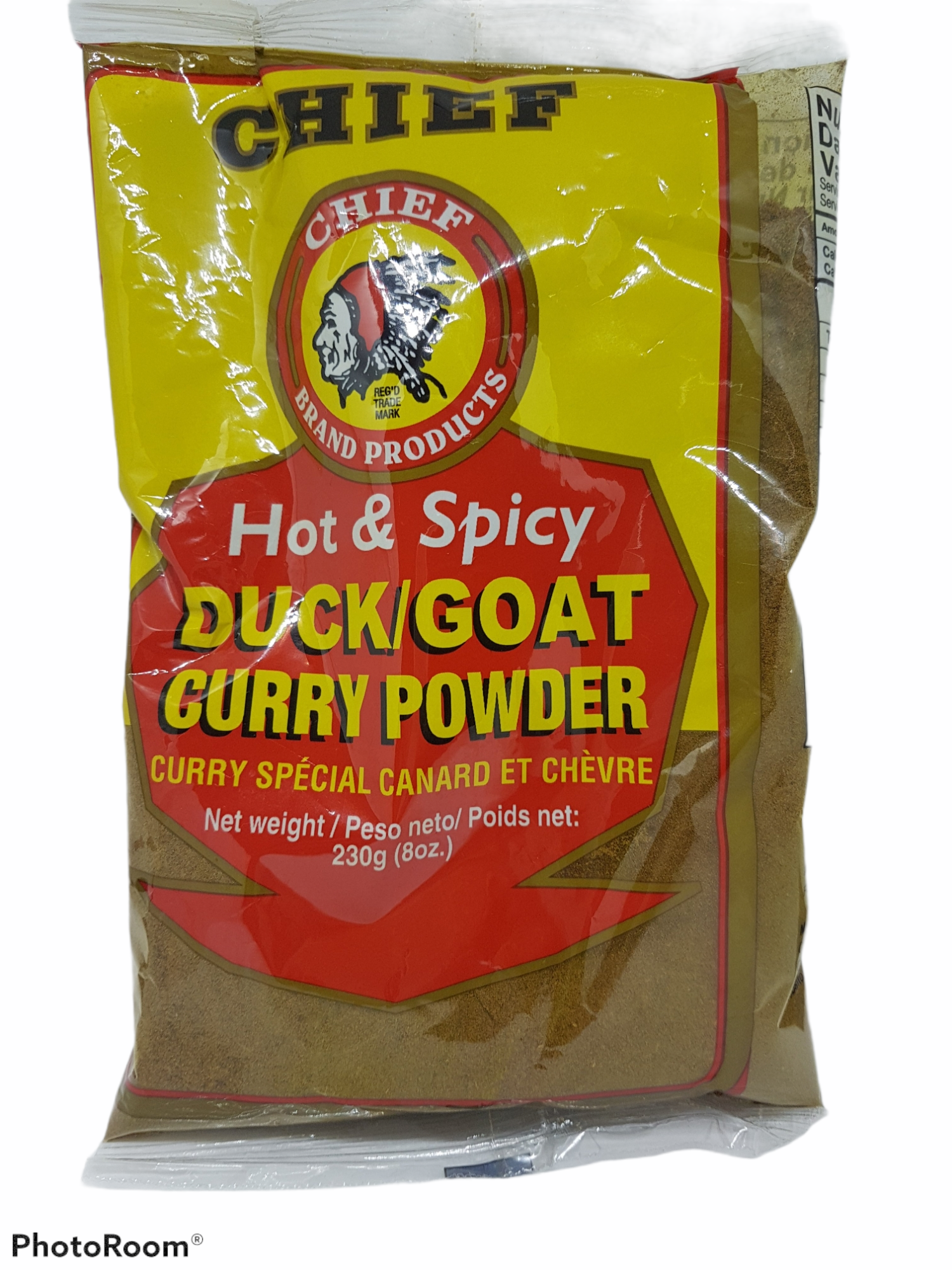 Hot & Spicy Duck/Goat Curry Powder 1x230g