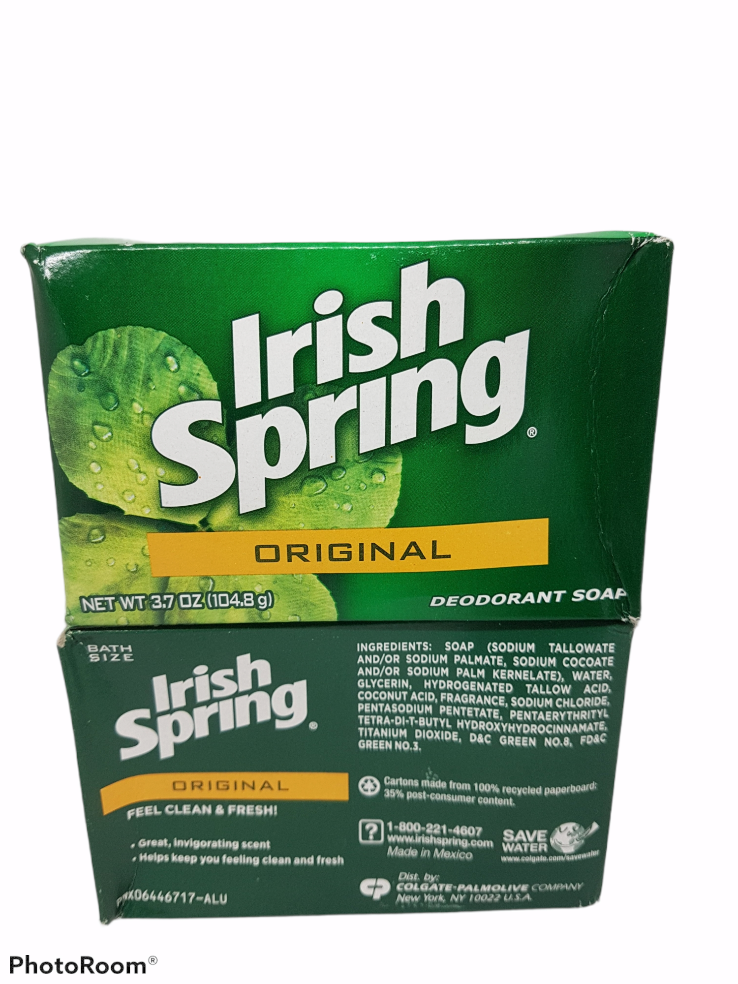 Irish  Spring Original Deodorant Soap  1x104.8g Bar