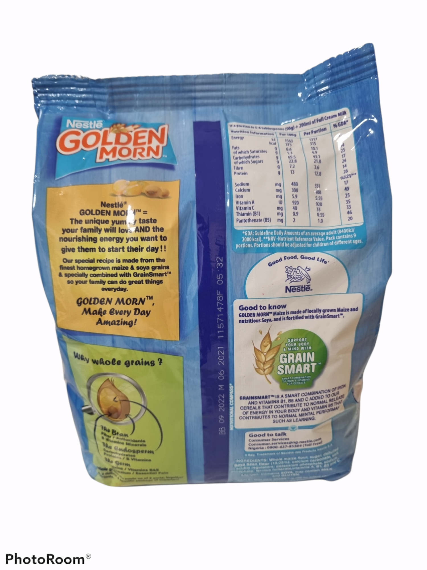 Nestle Golden Morn Maize & Soya Protein 1x450g