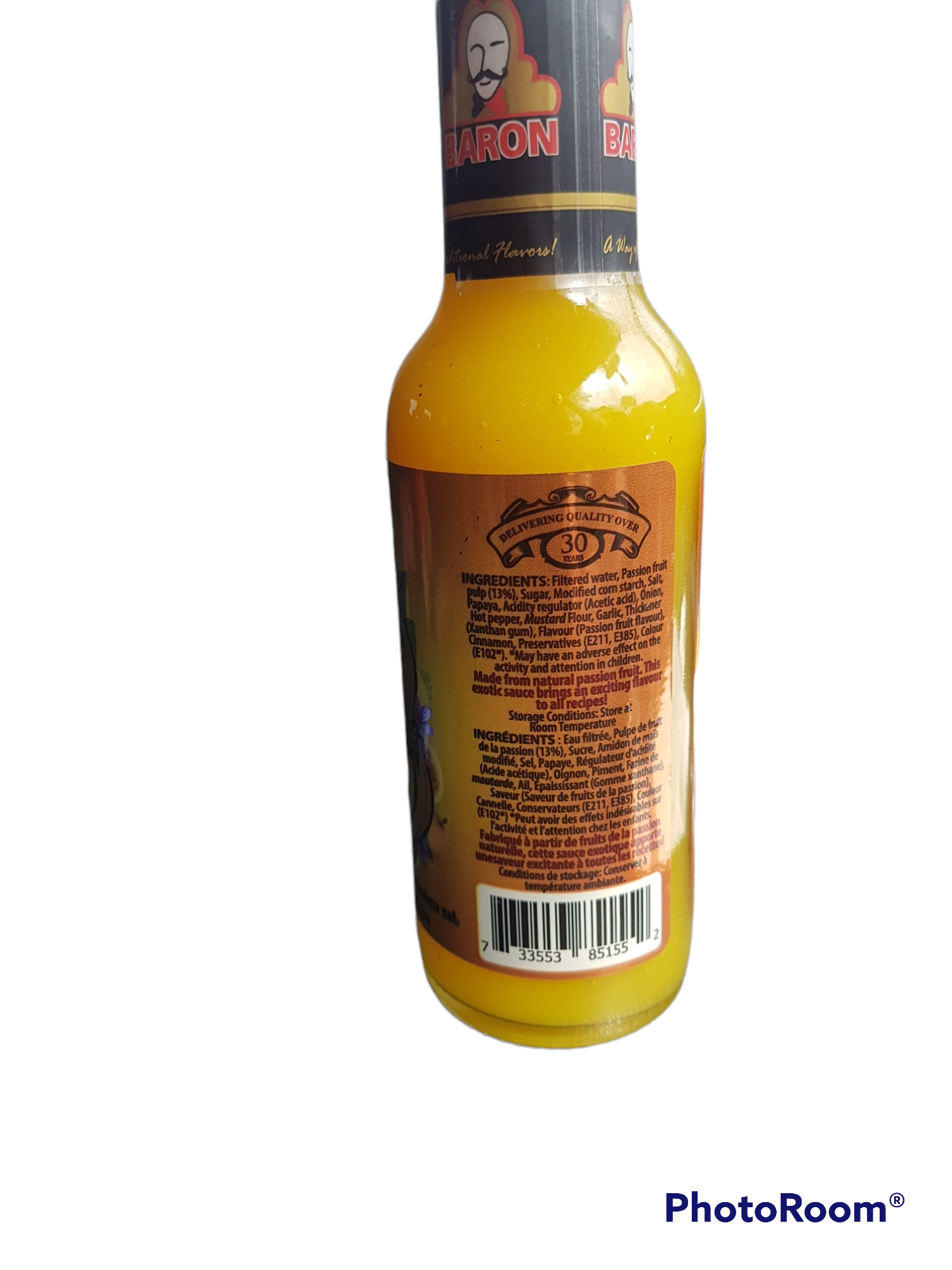 Baron Passion  Fruit Sauce 1x155ml