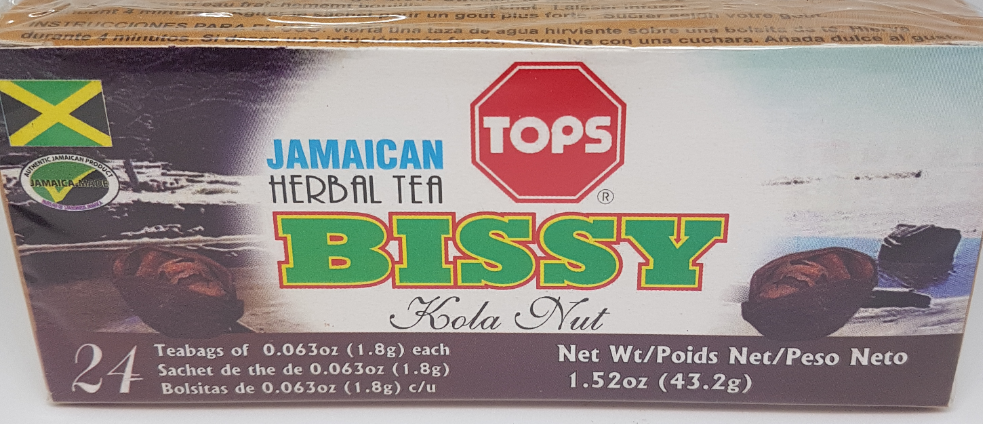 Tops Bissy Kola Nut Herbal Tea  2x24x1.8g