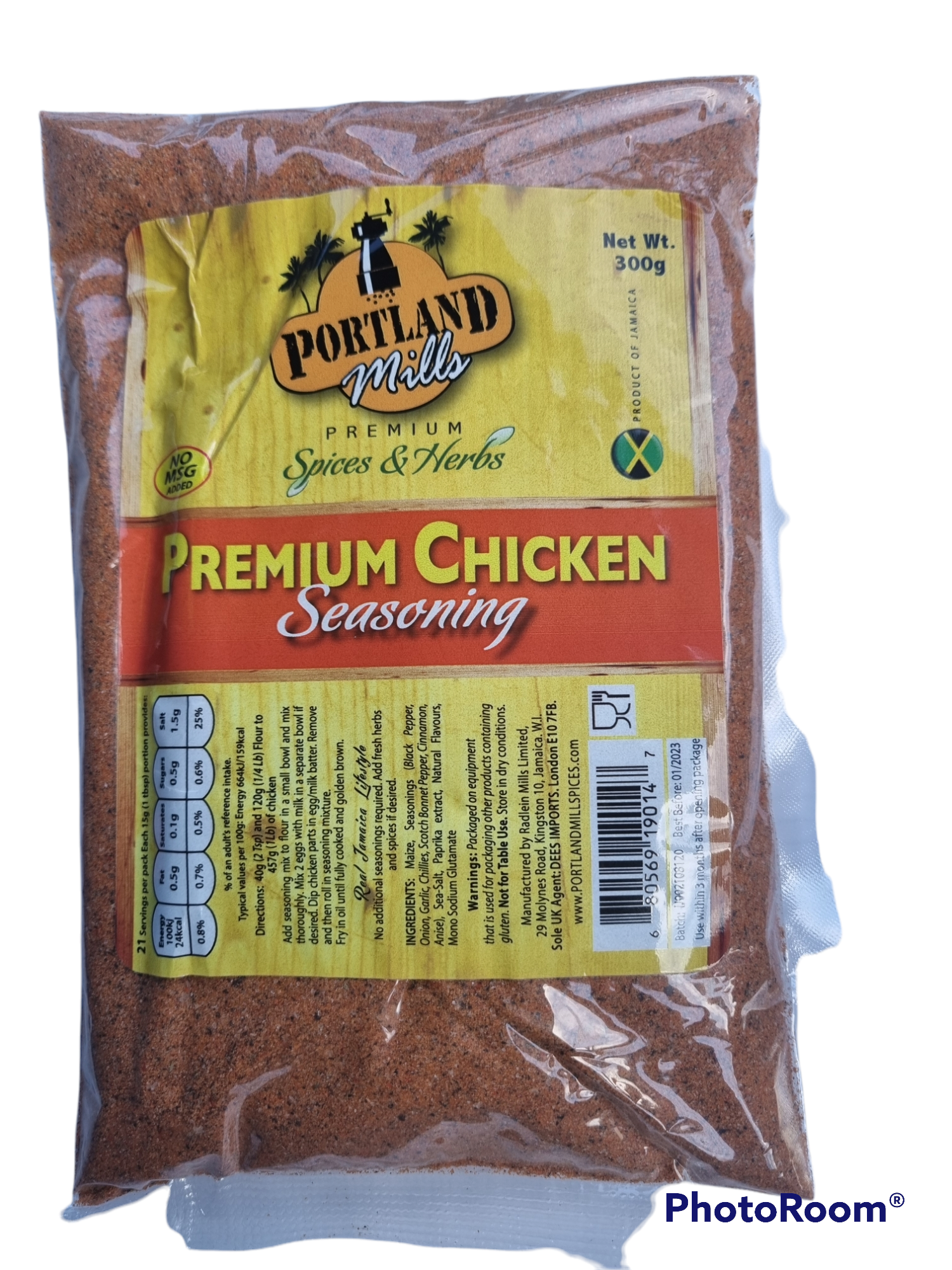 Portland Mills Premium Chicken  Seasoning 1x300g