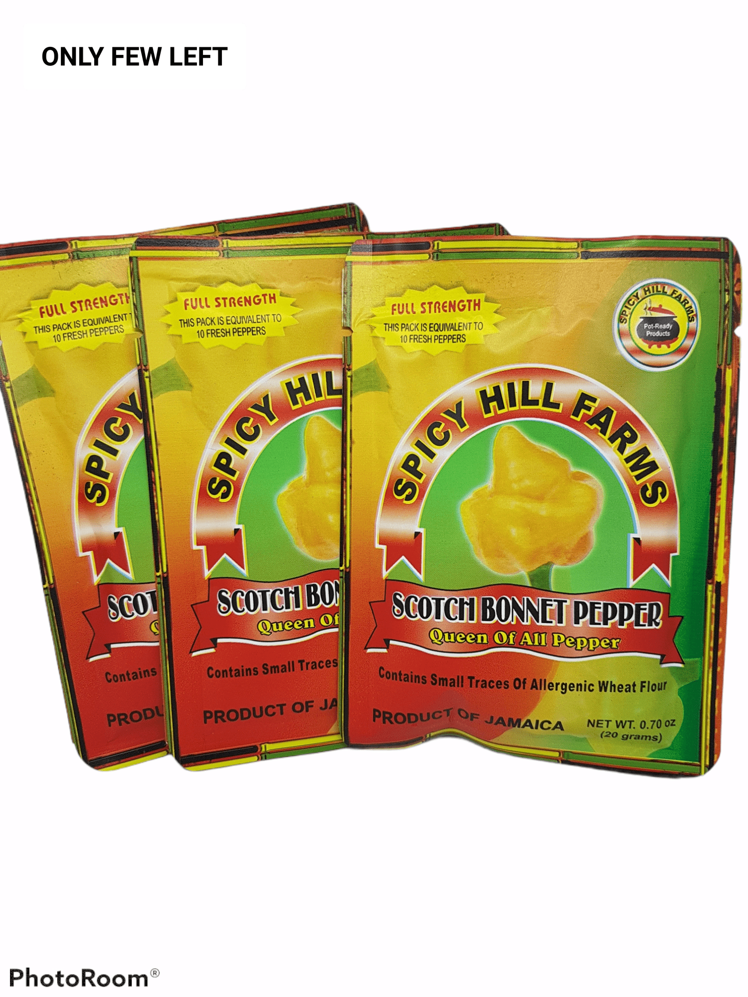 Spicy Hill Farms  Scotch Bonnet Pepper 4x20g